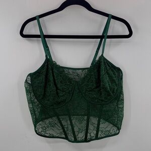 3For$20 SHEIN Curvy Elegant Green Lace Bralette size 4X